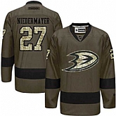 Glued Anaheim Ducks #27 Niedermayer Green Salute to Service NHL Jersey,baseball caps,new era cap wholesale,wholesale hats